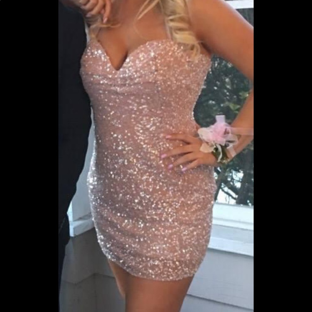 Size 12 Light pink Camille dress